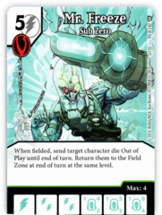 Mr. Freeze - Sub Zero (Die & Card Combo)