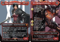 Clive, Ifrit's Dominant // Ifrit, Warden of Inferno (0385) - Borderless