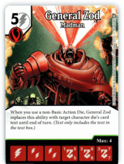 General Zod - Madman (Die & Card Combo)
