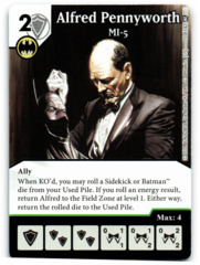 Alfred Pennyworth - MI5 (Die & Card Combo)