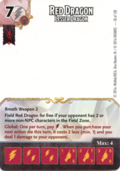 Red Dragon - Lesser Dragon - Blank (Card Only)