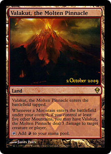 Valakut, the Molten Pinnacle - Foil - Prerelease Promo