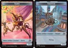 Servo (0008) // Thopter (0009) Double-Sided Token - Foil