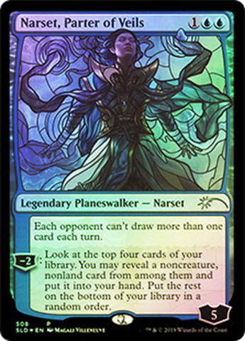 Narset, Parter of Veils - Foil - Stained Glass