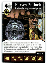 Harvey Bullock - Intimidating Investigator (Die & Card Combo)