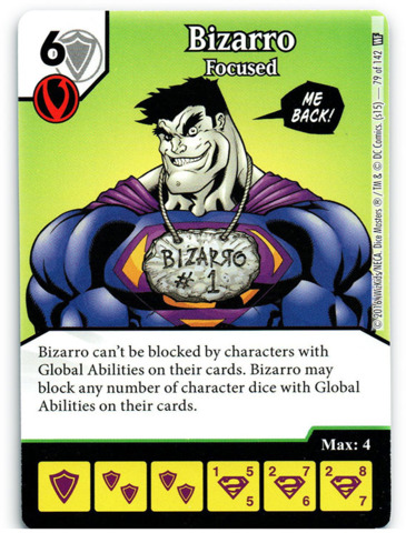 Bizarro - Focused (Die & Card Combo)