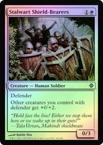 Stalwart Shield-Bearers - Foil