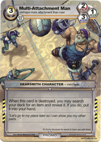 Multi-Attachment Man
