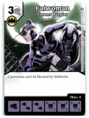 Catwoman - Former Burglar (Die & Card Combo)
