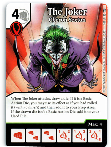 The Joker - Oberon Sexton (Die & Card Combo)