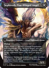 Sephiroth, Fabled SOLDIER // Sephiroth, One-Winged Angel (0317) - Foil - Borderless