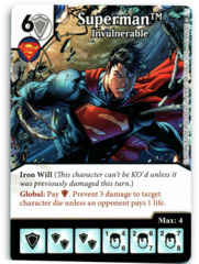 Superman - Invulnerable (Die & Card Combo)