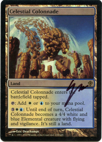 Celestial Colonnade - Foil - Signed #20161003