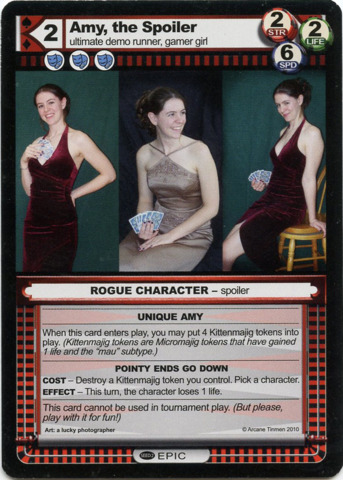 Amy, The Spoiler