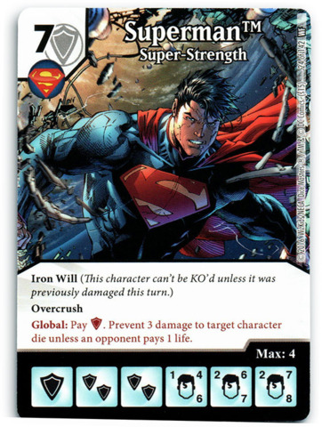 Superman - Super-Strength (Die & Card Combo)