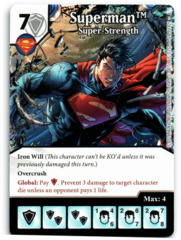 Superman - Super-Strength (Die & Card Combo)