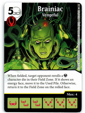 Brainiac - Vengeful (Die & Card Combo)