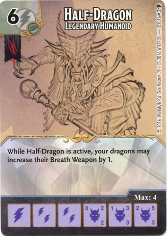Half-Dragon - Legendary Humanoid (Card Only)