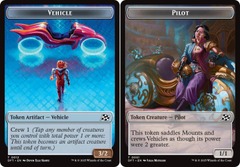 Vehicle (0012) // Pilot (0001) Double-Sided Token