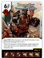 Doomsday - Unstoppable Rampage (Die & Card Combo)