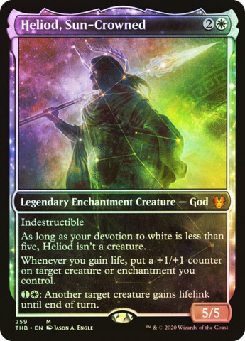Heliod, Sun-Crowned - Foil - Showcase