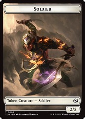 Solider (0004) // Solidier (0005) Double-Sided Token - Foil