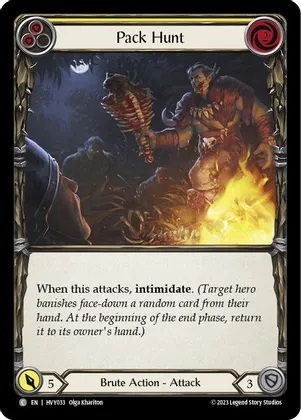 Pack Call (Yellow) - Rainbow Foil