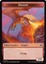 Dragon (0011) // Warrior Double-Sided Token - Foil