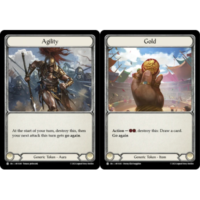 Agility / Gold // Might / Vigor Token