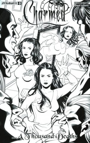 Charmed #3 Black and White Variant