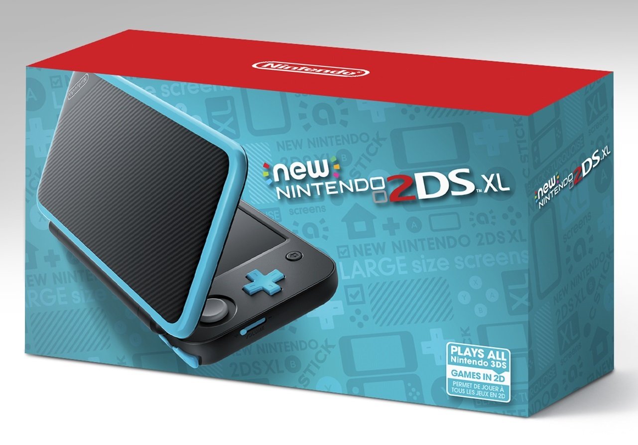 New Nintendo 2DS XL - Black / Turquoise