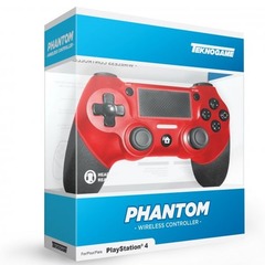 TeknoGame Phantom PlayStation 4 Wireless Controller - Red
