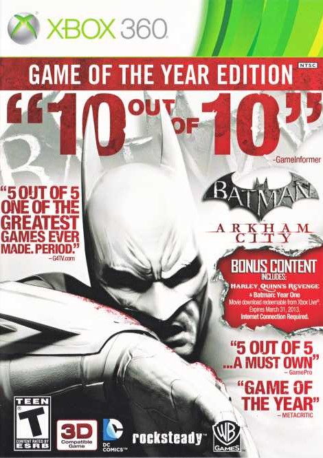 Batman: Arkham City [Game of the Year]