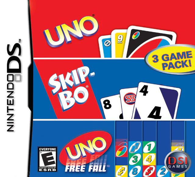 Uno SkipBo Freefall