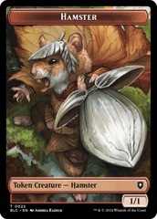 Hamster (0022) // Saproling (0030) Double-Sided Token