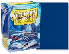 Dragon Shield Sleeves - Matte Blue - 100 Count
