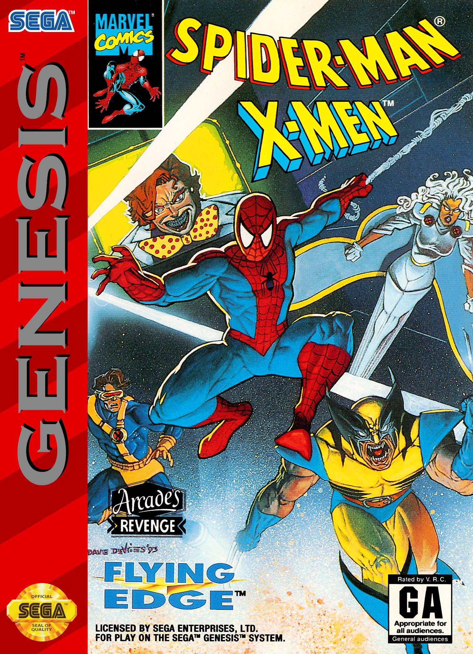 Spiderman X-Men Arcades Revenge