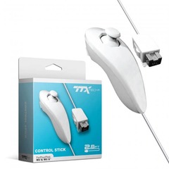 TTX Tech Wii/WiiU Nunchuk Controller - White