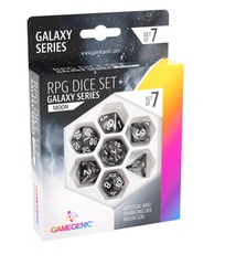 Gamegenic - Galaxy Series: RPG Dice Set (Set of 7) - Moon