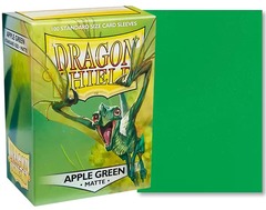 Dragon Shield Sleeves - Matte Apple Green - 100 Count