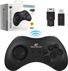Retro-Bit Sega Saturn Wireless 8-Button Arcade Pad [V2]