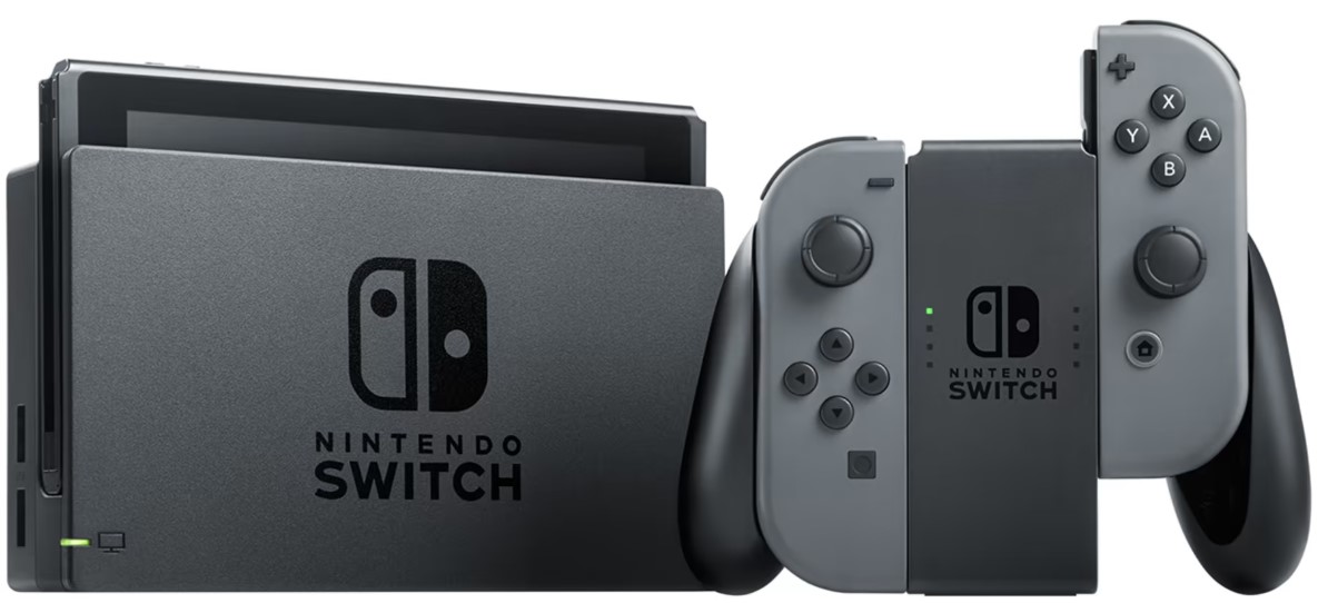 Nintendo Switch [Version 2] - Gray Joy-Con