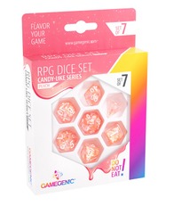 Gamegenic - Candy-like Series: RPG Dice Set (Set of 7) - Peach