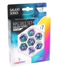 Gamegenic - Galaxy Series: RPG Dice Set (Set of 7) - Neptune