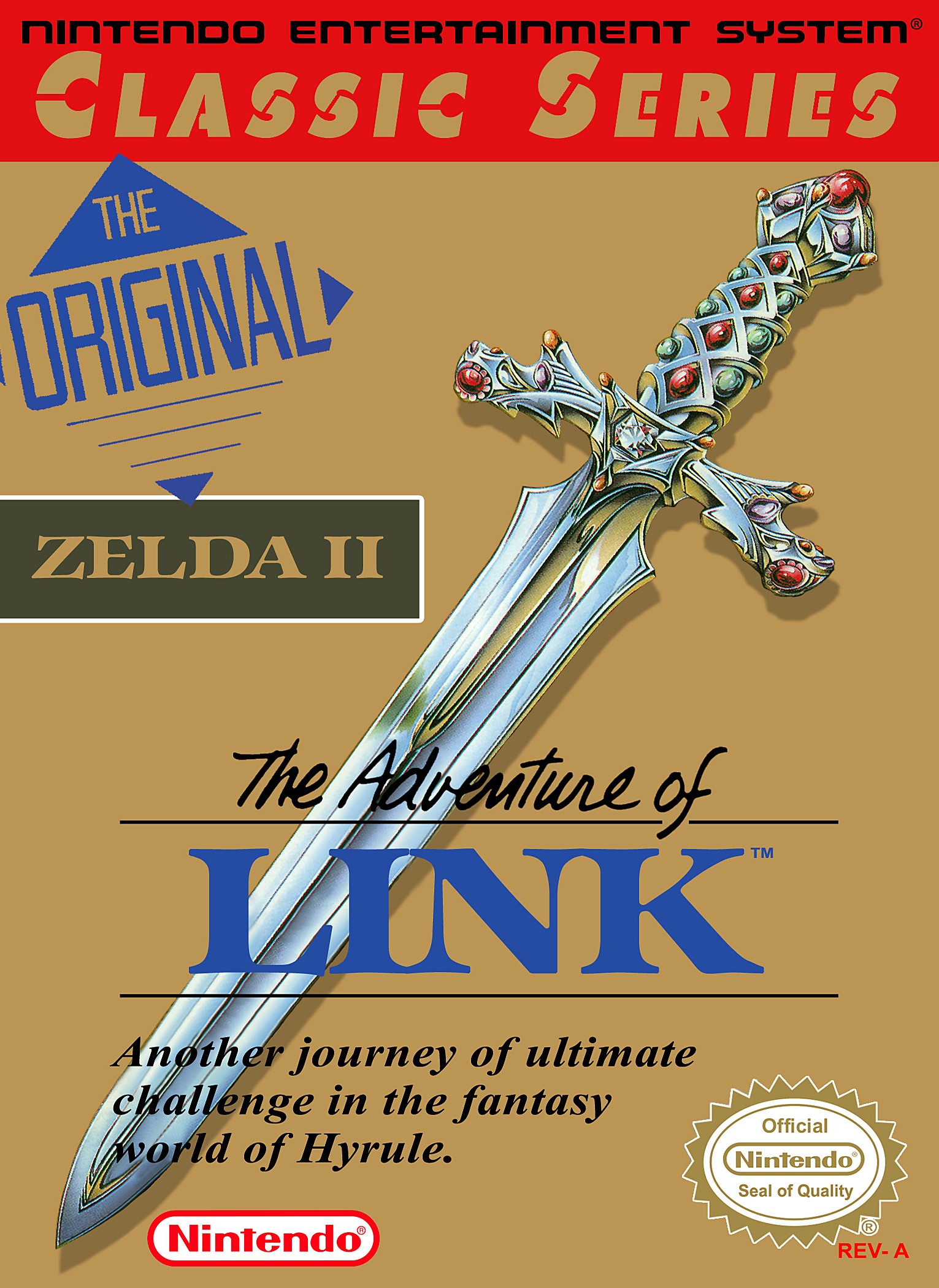 Zelda II The Adventure of Link [Gray Cart]