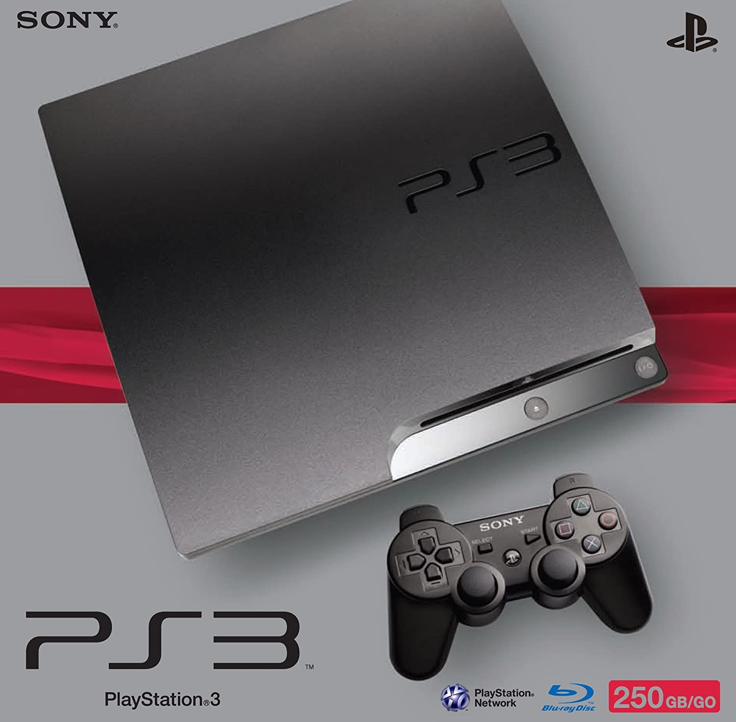 Sony Playstation 3 Slim Console - 250GB