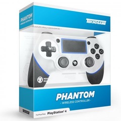 TeknoGame Phantom PlayStation 4 Wireless Controller - White
