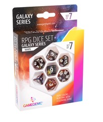 Gamegenic - Galaxy Series: RPG Dice Set (Set of 7) - Mars