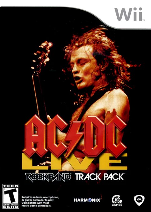 AC/DC Live Rock Band Track Pack