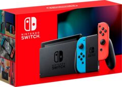Nintendo Switch [Version 2] - Red and Blue Joy-Con